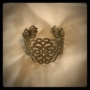 Antiqued gold bracelet